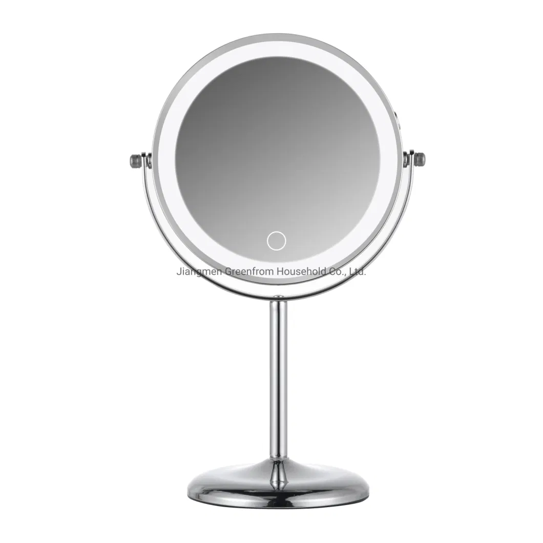 7′′ HD Double Sided Home Decoration LED Lighting Make up Table Cosmetic Mirror