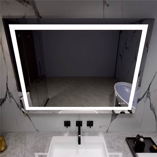 UL CE cUL 벽 홈 장식 살롱 가구 메이크업 화장품 스마트 화장대 조명 조명 백라이트 욕실 LED 거울 조명 Defogger 블루투스